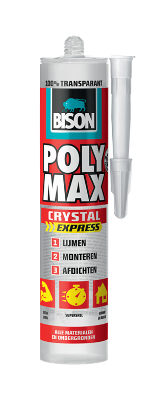 Productafbeelding Bison Polymax Express Crystal Transparant - 300x800 - Bisonpolymax.nl